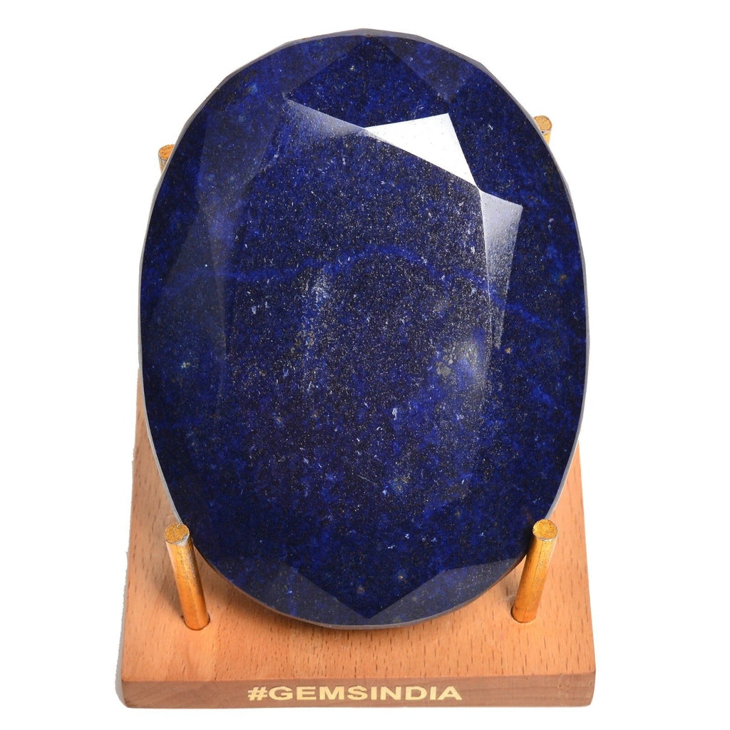 Museum Size 2600 Cts Natural African Blue Sapphire Oval Faceted Huge Loose Gem