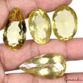💎 157.00 Ct 26-35mm VVS Cut Mix Natural Lemon Quartz Citrine- Brazil Gemstone