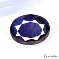 Blue Sapphire Loose Gemstone, Heated, Royal Blue — 23x17x11 mm, 49.90 Ct, Sri Lanka