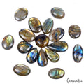 430 Cts/17 Pcs Natural Untreated Multi Shine Labradorite Mix Cab Loose Gems Lot