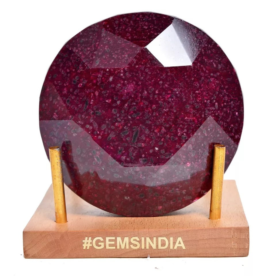 1950 Cts Natural Ruby Huge Size Round Cut Earth Mined Gemstone From Madagascar
