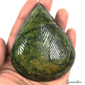 1440 Ct Natural Pear Carving Green Brazilian Emerald Earth Mined Huge Size Gems