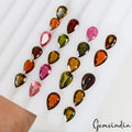 Tourmaline Lot, Loose Gemstone, Untreated, Multi Color — 21 Pieces, 6mm to 8mm, 16.20 Ct, Mozambique