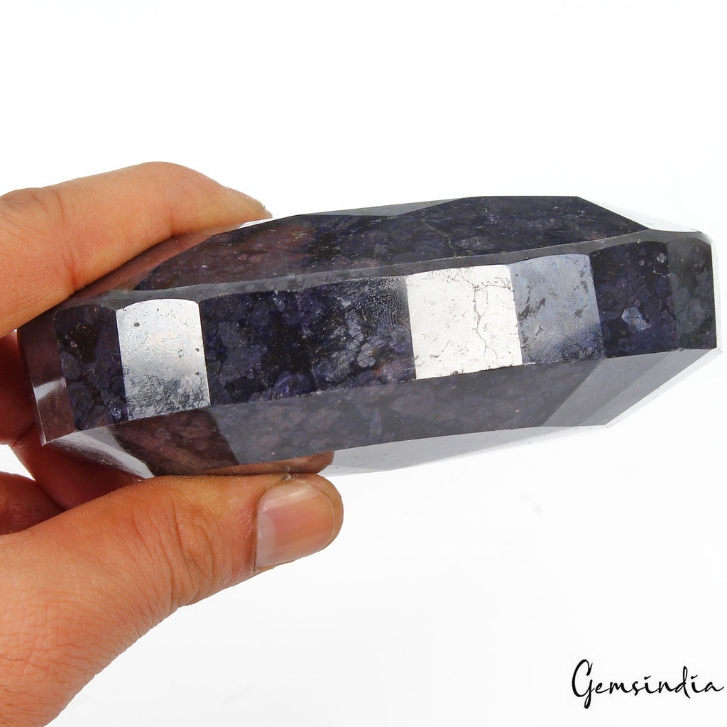 African Blue Sapphire Loose Gemstone, Color Enhanced — 117x82x40mm, 4220 Ct, Africa