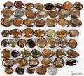 5000 Ct/57 Pc Natural Untreated Brown Sapphire Mix Cut Loose Wholesale Gems Lot