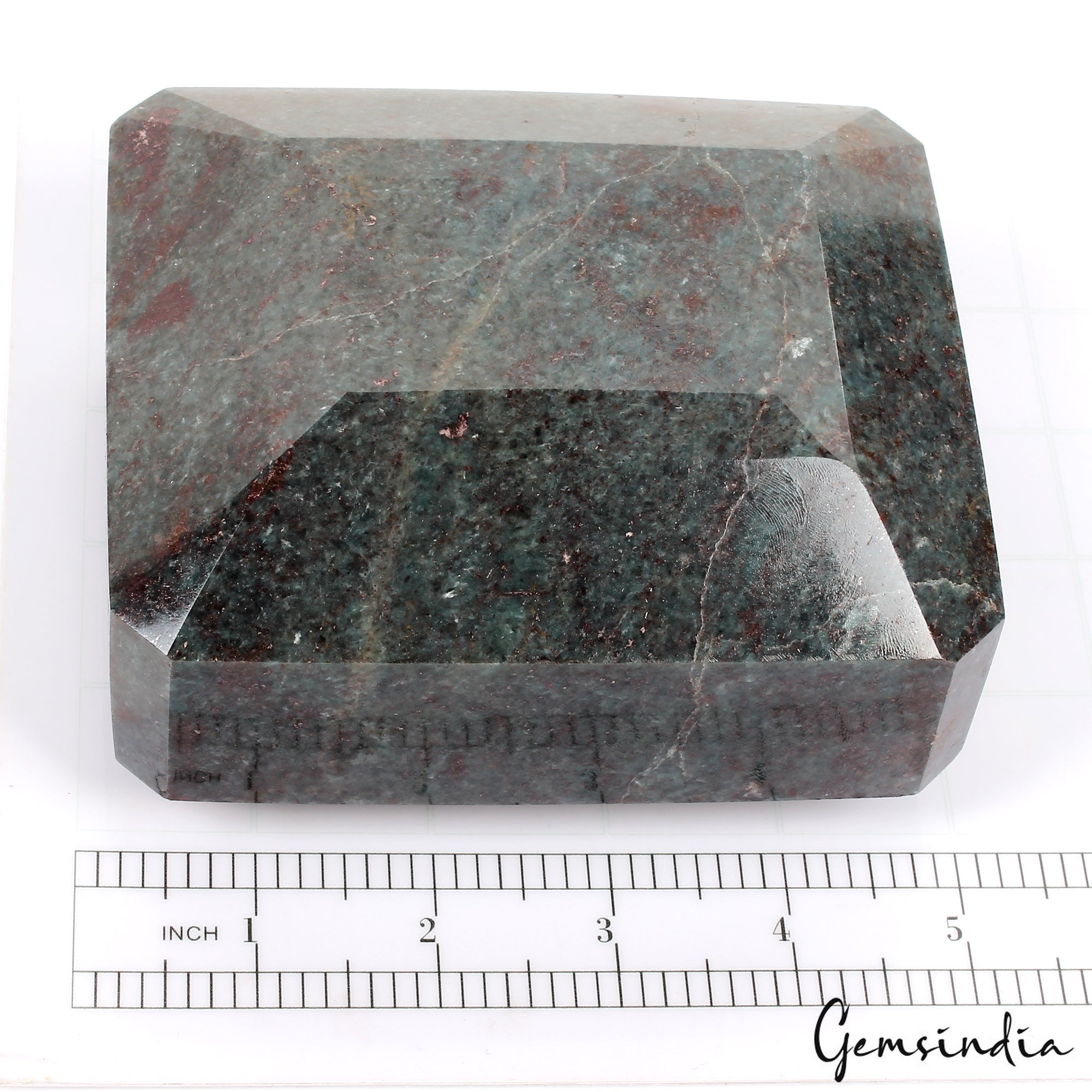 2.4 Kilo Natural Ruby Kyanite Octagon Cut Untreated Huge Earth Mined Gemstone