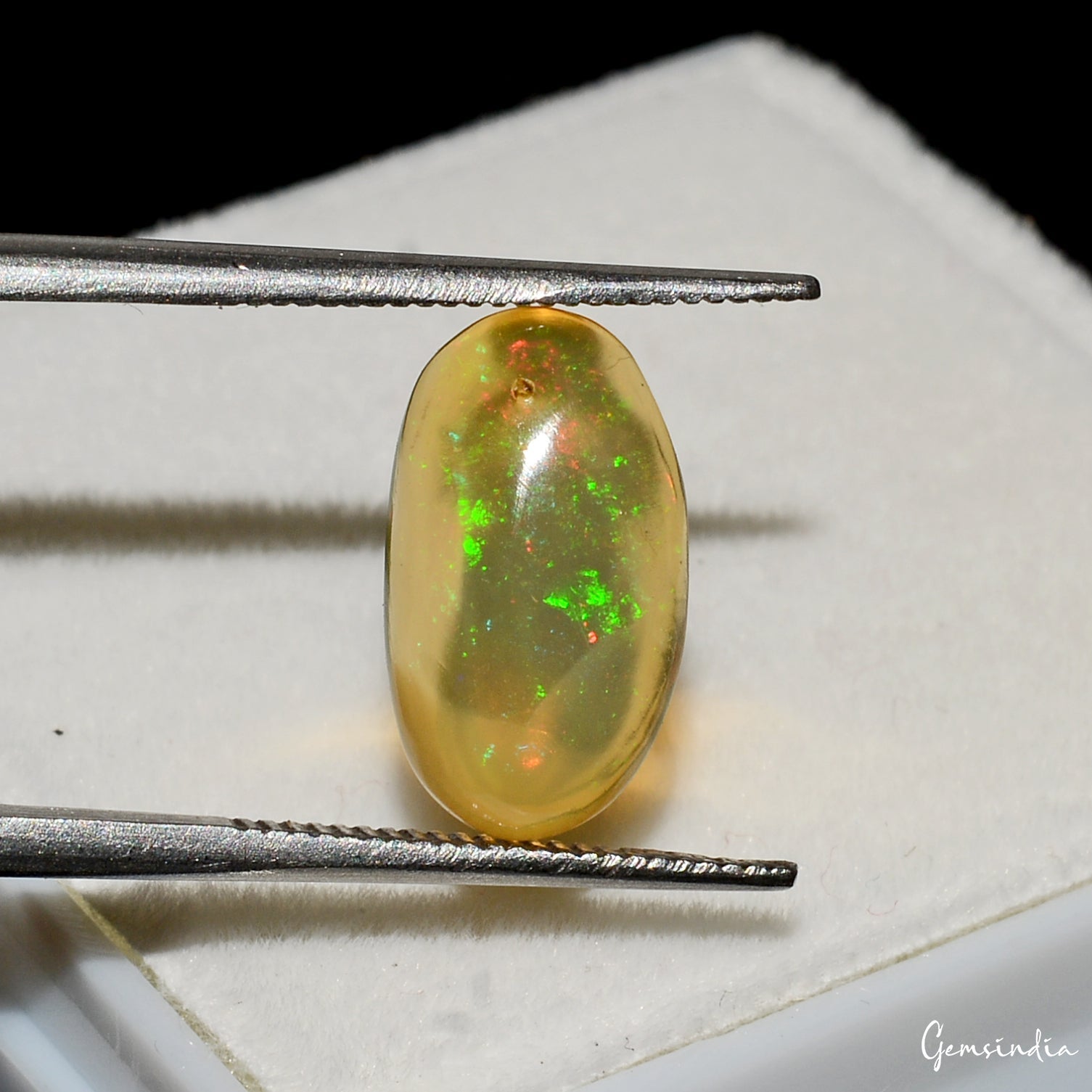 Certified 2.60 Cts Natural Ethiopian Opal Oval Flashy Untreated Loose Gemstone