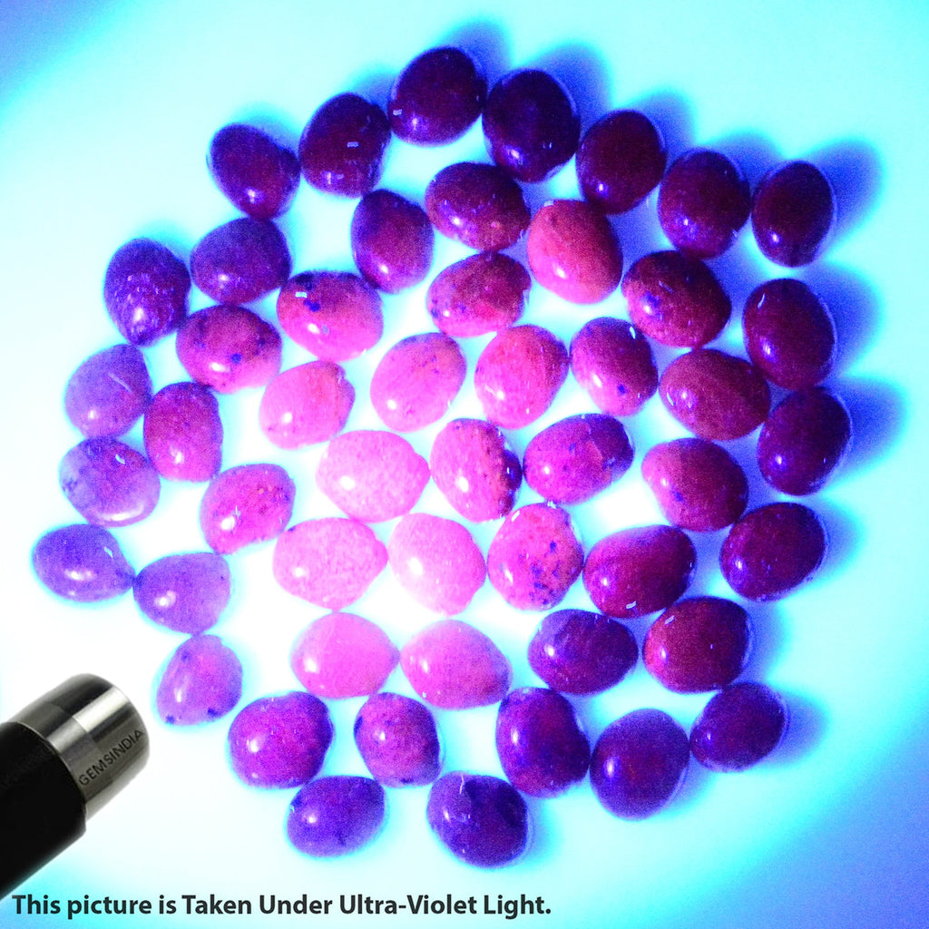 238 Cts Natural Red Ruby Oval Cabochon Loose 8-10mm Jewelry Gemstones ~50 Pcs
