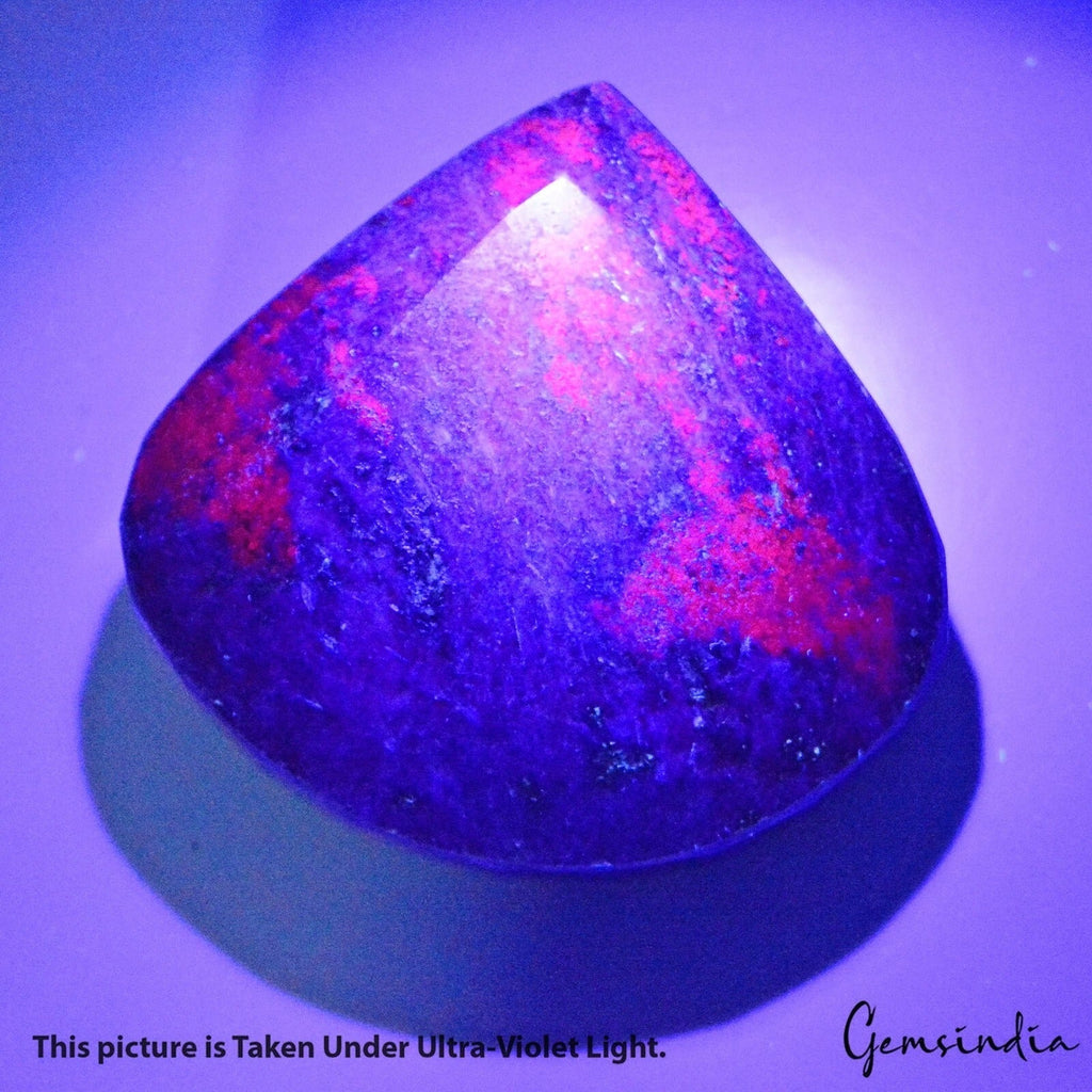 Natural Untreated Ruby Kyanite Pear Faceted Earth Mined Huge Size Gems 2340 Cts