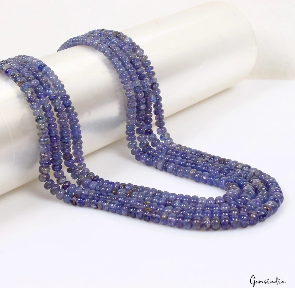 Tanzanite Necklace, Violet — 18", 560 Ct, Tanzania