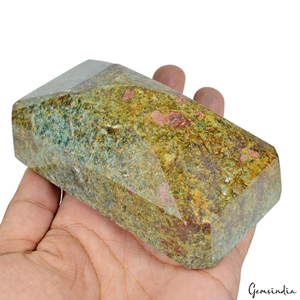 Ruby Fuchsite Loose Gemstone, Untreated — 4.3x2.3x2 Inch, 4100 Ct (0.82 Kg), Australia