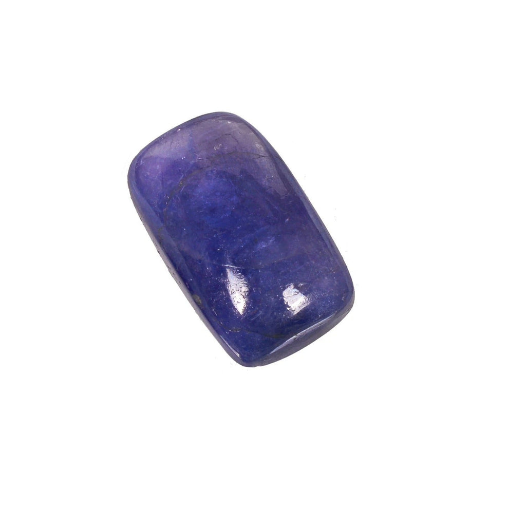Certified 25.30 Cts Natural Untreated Blue Tanzanite Cushion Loose Gem For Ring