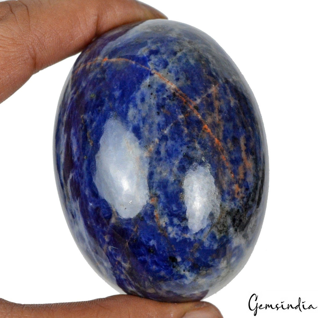 1760Ct Natural Untreated Blue Amazing Sodalite Oval Cab Loose Huge Size Gemstone