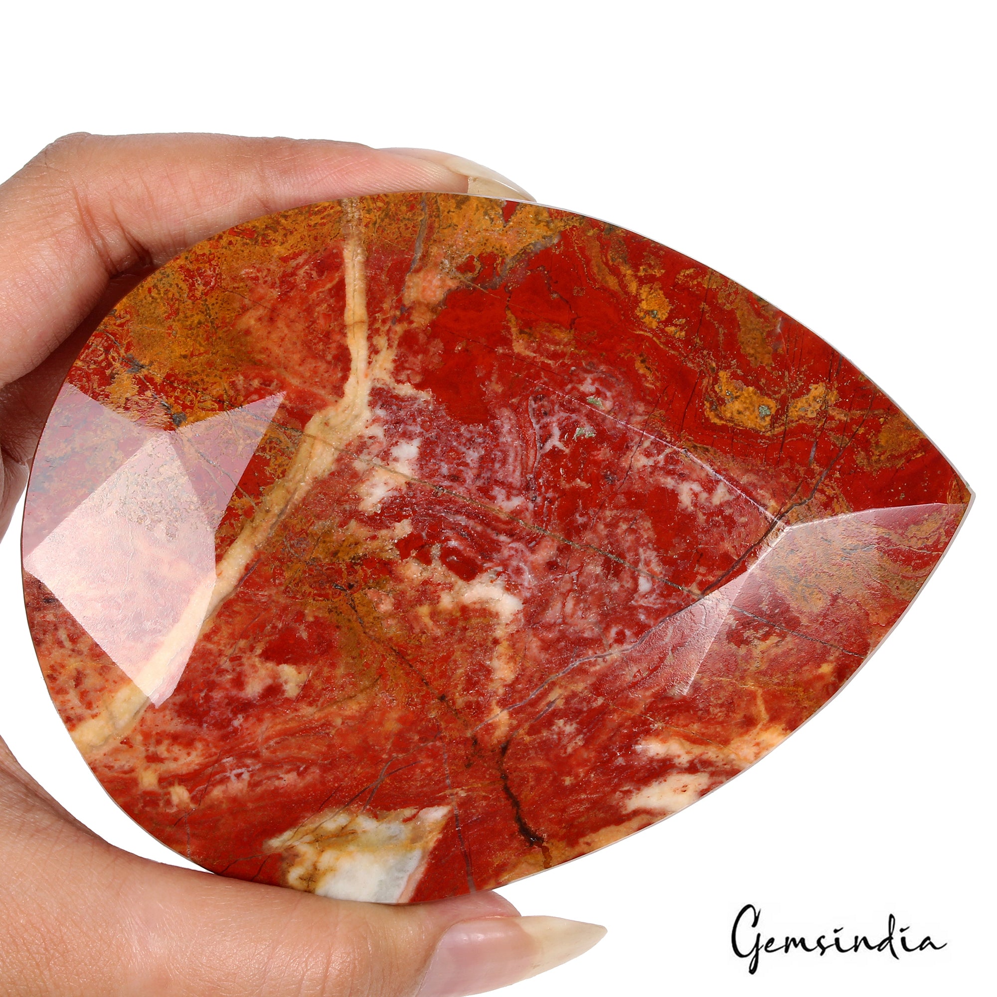 Red Jasper Loose Gemstone, Untreated — 113 x 84 x 37 mm, 2500 Ct, Madagascar