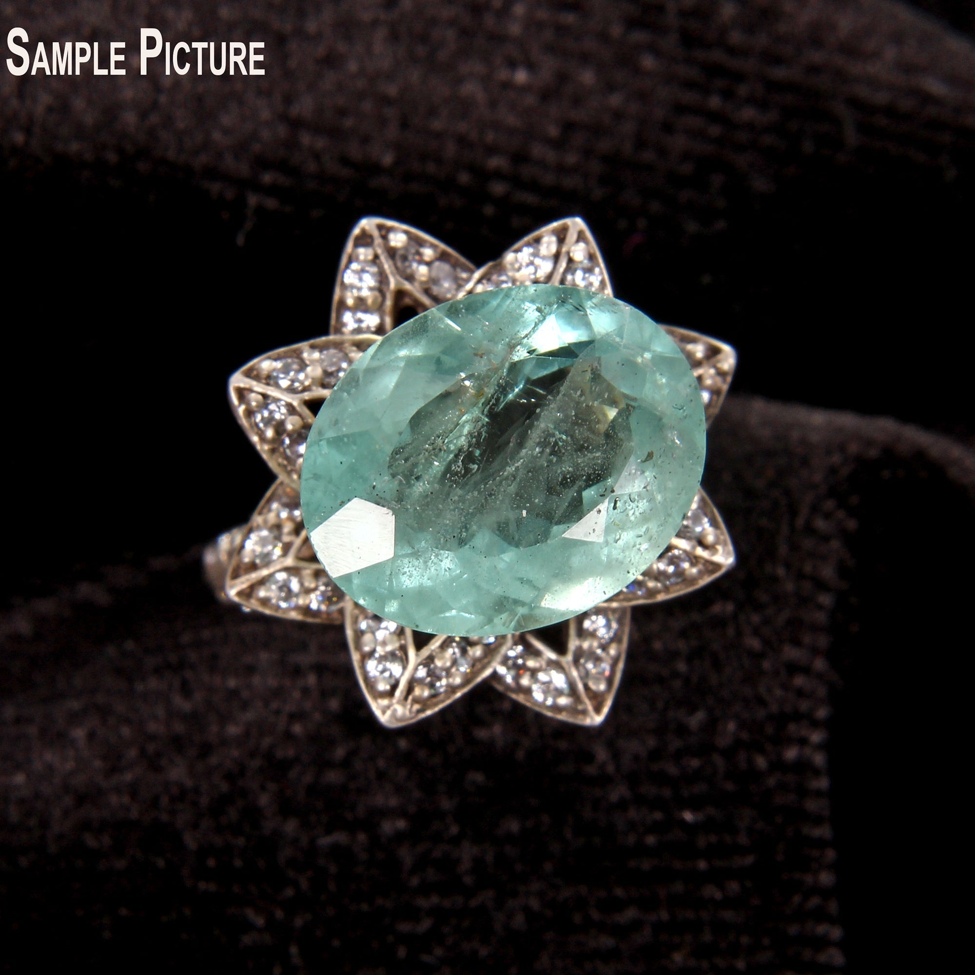 Certified 8.20 Ct Blue Santa Maria Aquamarine Gem From Brazil 100% Natural Color