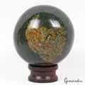 1130 Cts Natural Bloodstone Jasper Crystal Reiki/Healing Mineral Gem Huge Sphere