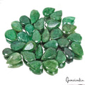 248 Cts/30 Pcs Natural Brazilian Green Emerald Pear 14mm -18mm Gems For Jewelry
