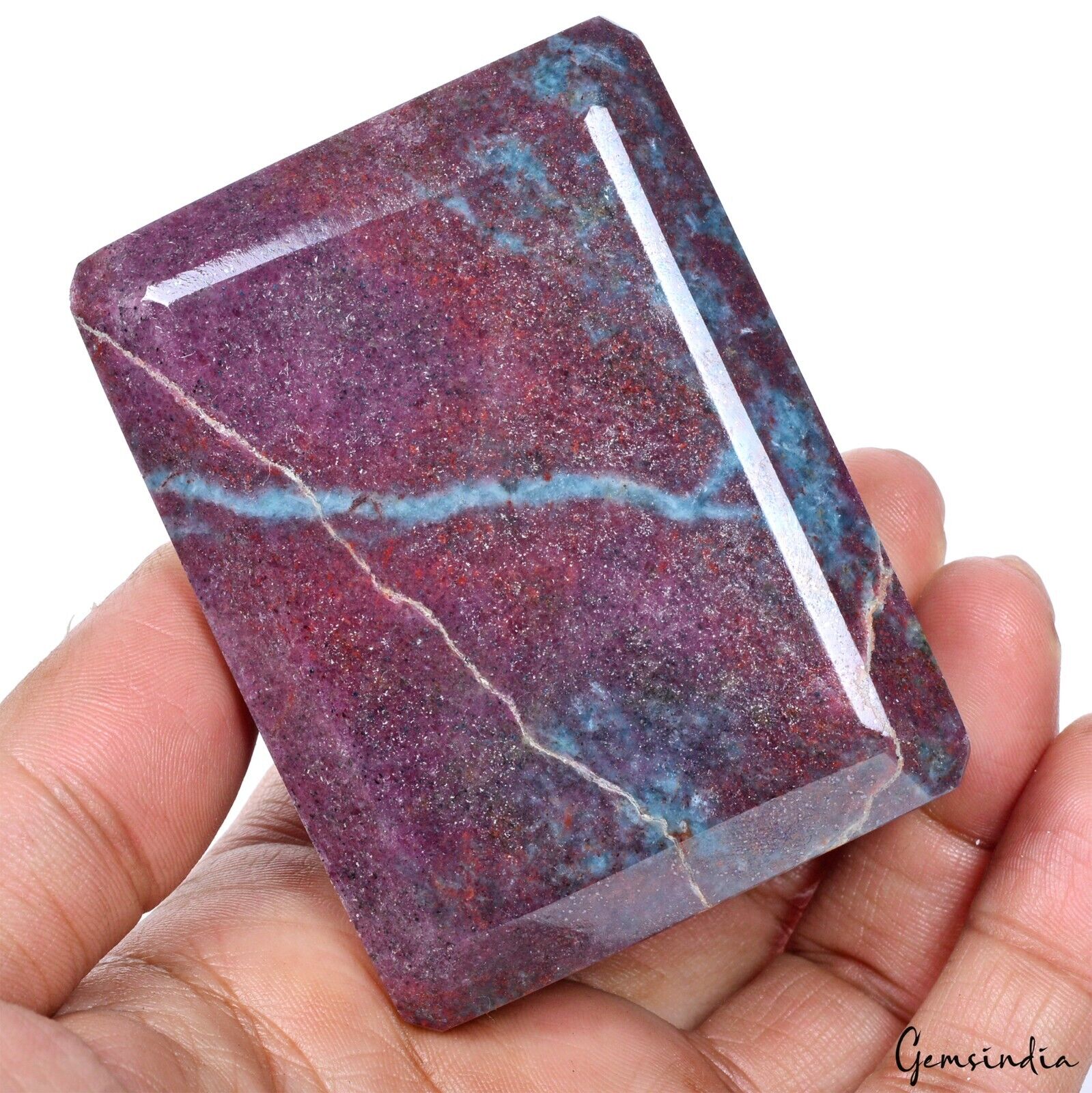 Ruby Loose Gemstone, Untreated — 3x2.25x1.7 Inches, 2600 Ct (0.52 Kg), Madagascar