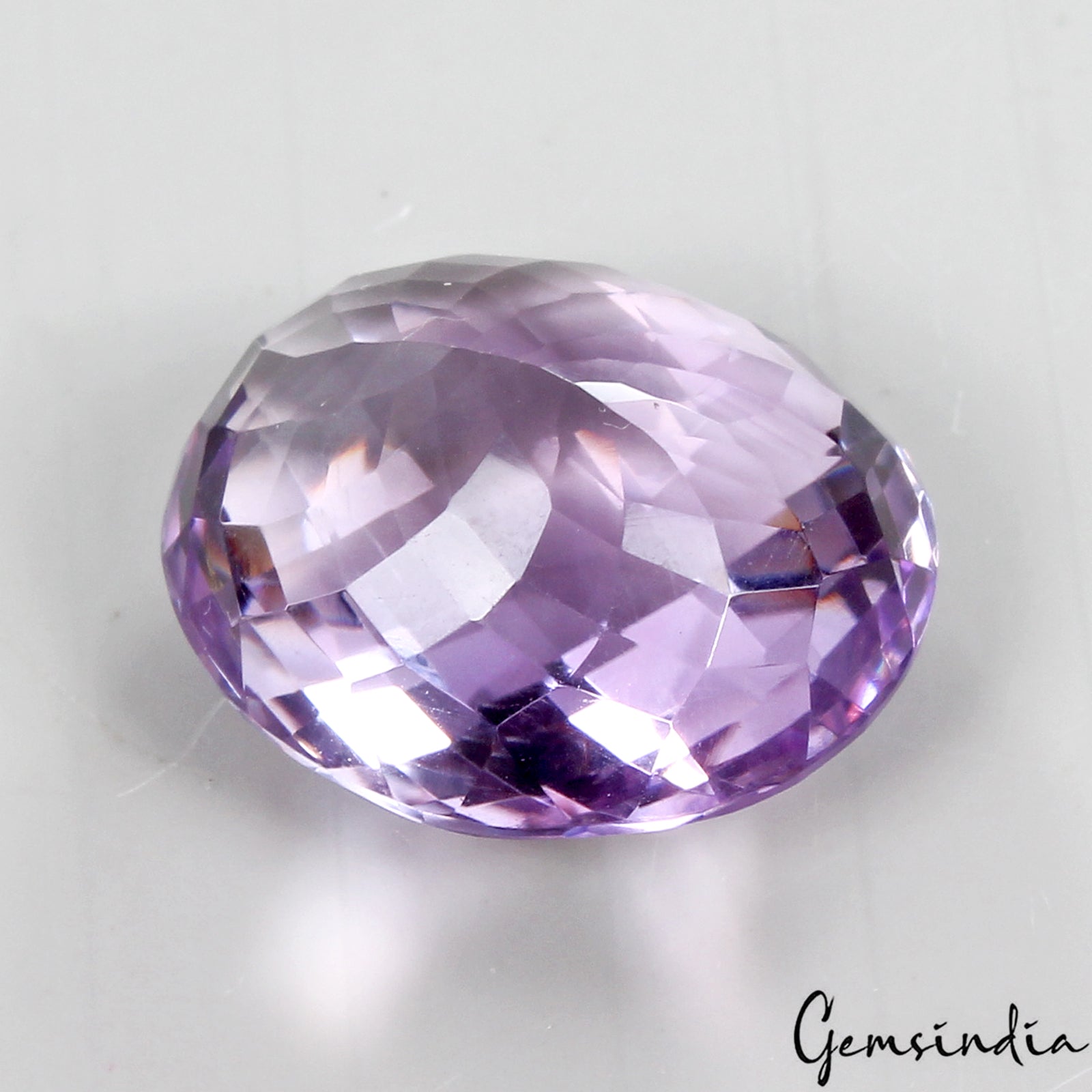 Huge 28.60 Cts. Natural Rich Purple Amethyst Oval Checker Cut Eye Clean Gemstone