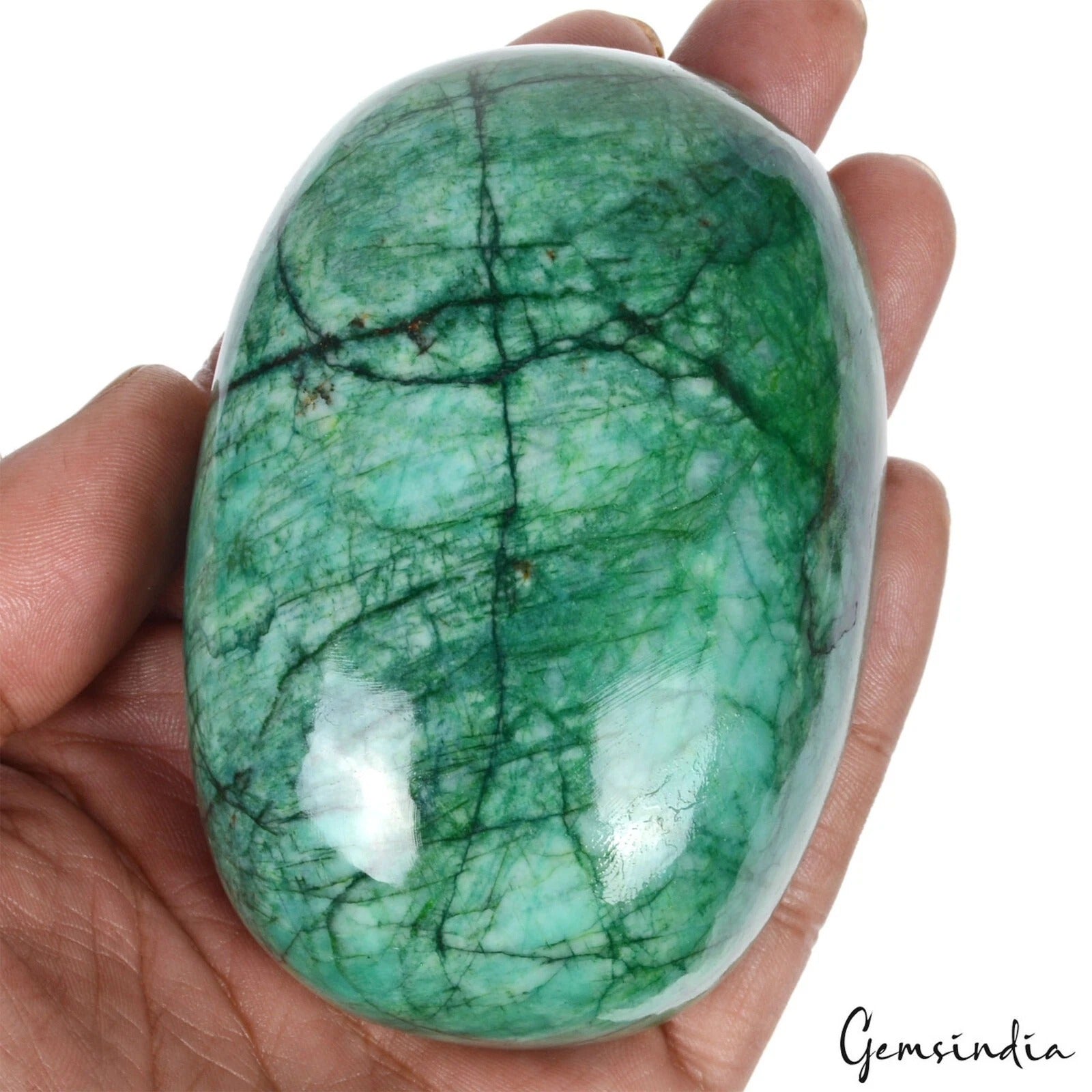 2050 Ct Natural Green Brazilian Emerald Oval Cab Earth Mined Loose Huge Size Gem