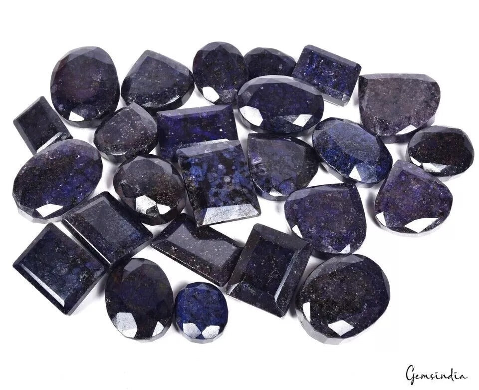 2 Kilo Natural Blue Sapphire Mix Cut Madagascar Huge Loose Gemstones 35-60mm