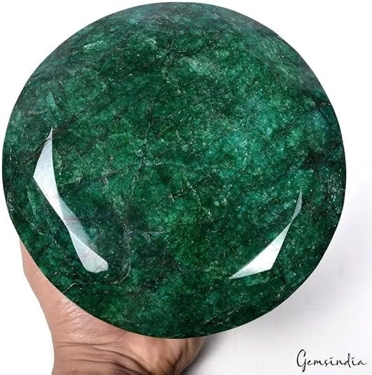 Emerald Loose Gemstone, Color Enhanced, Green — 7x5 Inch, 23750 Ct (4.75 Kg), Brazil