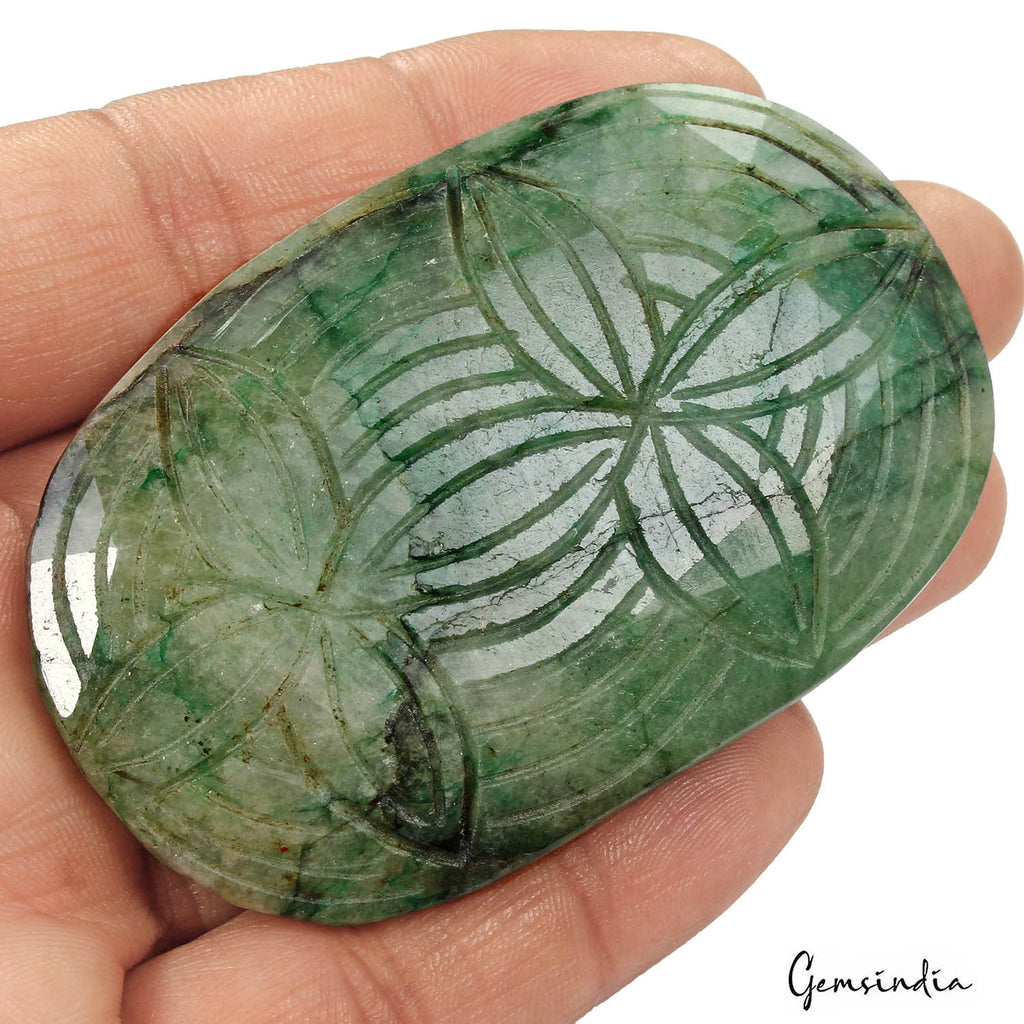 420 Ct Natural Green Emerald Earth Mined Carving Museum Huge Size Loose Gemstone