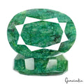 Certified 2240 Cts Natural Green Emerald Oval Cut Loose Earth mined Gemstone