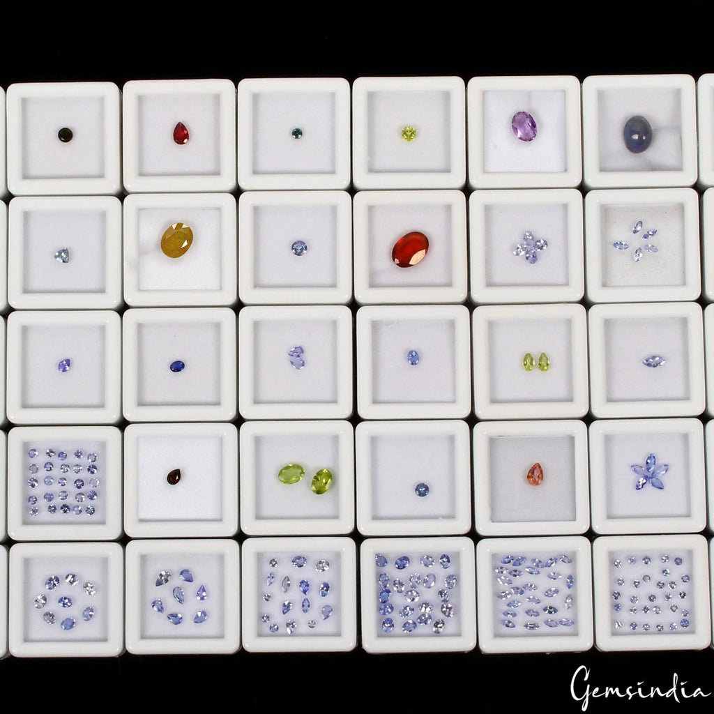 421 Pcs Estate Genuine Semi Precious Loose Mix Cut Multi Gemstone Lot Collection