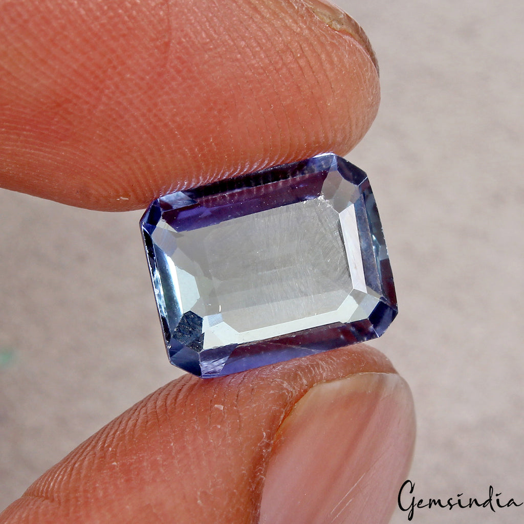 Tanzanite Loose Gemstone, Octagon Cut, Blue — 11.7x10.2x4 mm, 4.35 Ct, Tanzania