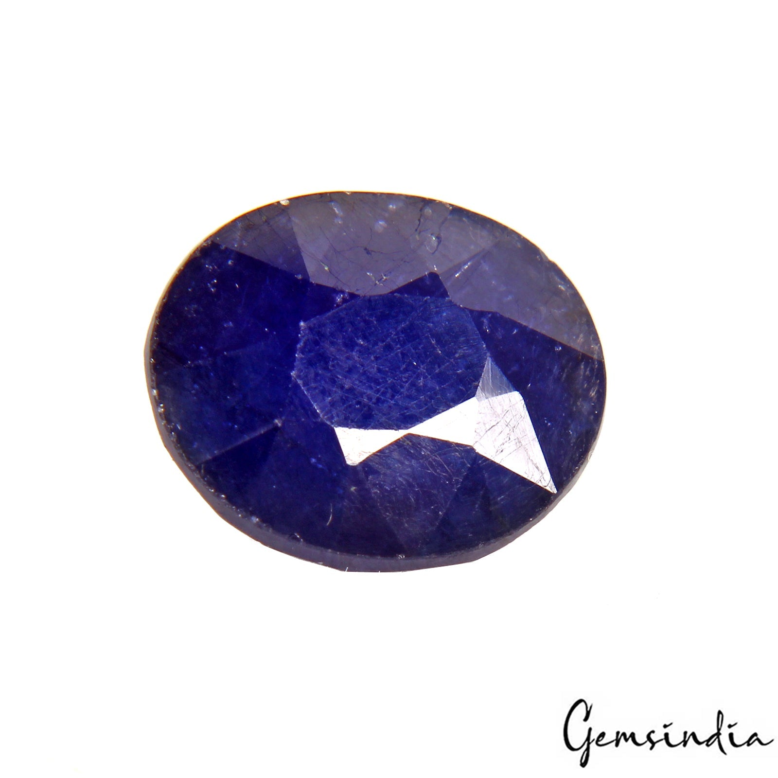 6.00 Ct Natural Royal Blue Ceylon Sapphire Oval Faceted Loose Rare Gem For Ring