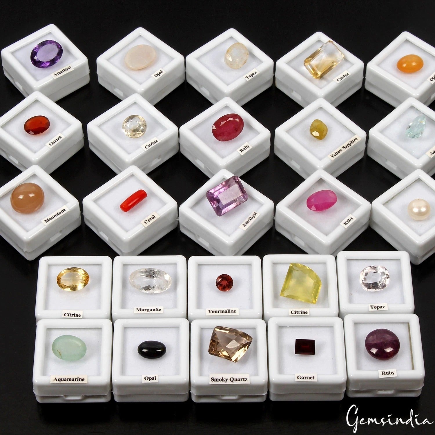 Amethyst Lot, Loose Gemstone, Oval, Octagon, Fancy, Round, Pear Faceted & Cabochon, Untreated — 25 Pieces, 6mm to 21mm, 178.55 Ct, Brazil