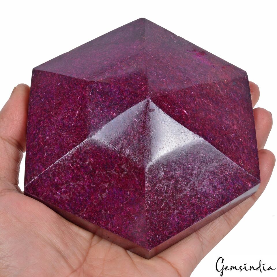 Huge 4700 Cts Natural Dark Red Ruby Hexagon Cut Museum Size Earth mined Rare Gem