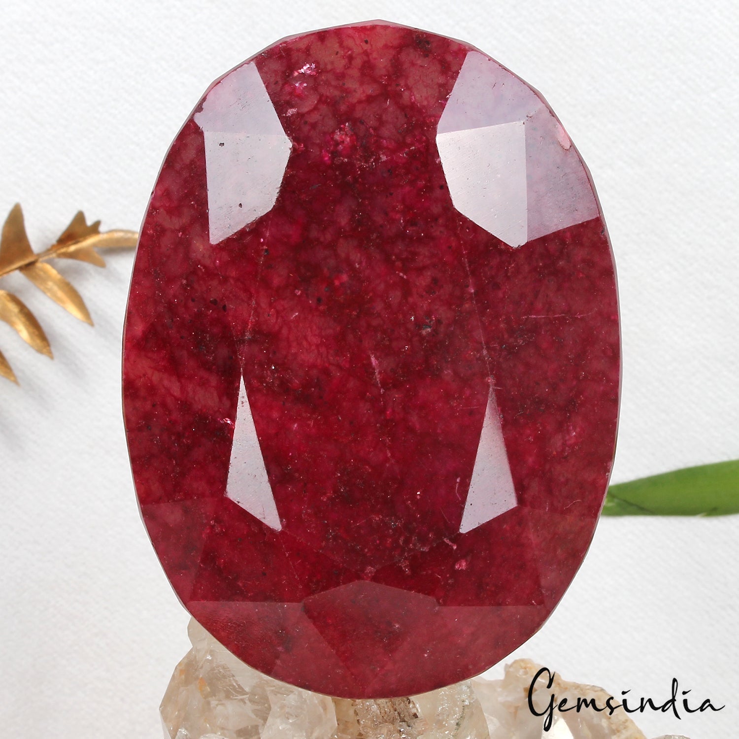 Large Natural Red Ruby 2400 Ct Faceted Oval Ruby Huge Loose Earth Mined Gemstone