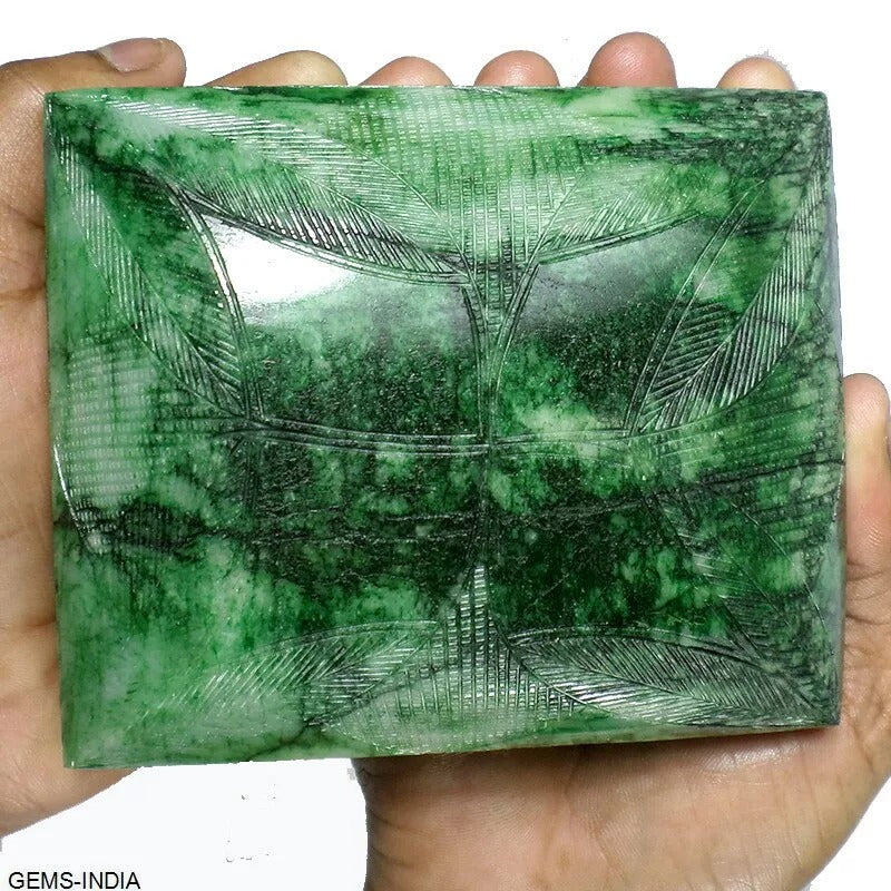 Certified 6000 Cts Natural Green Brazilian Emerald Rectangular Museum Size Gems