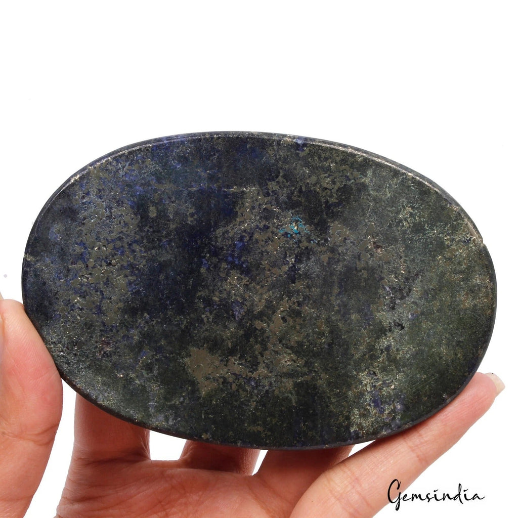 1100 Cts Natural Lapis Lazuli Huge Collectors Loose 107mm Oval Cabochon Gemstone