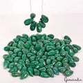 1700 Ct/107 Pc Natural Green Emerald Pear Drill Beads/Briolette Gems For Jewelry