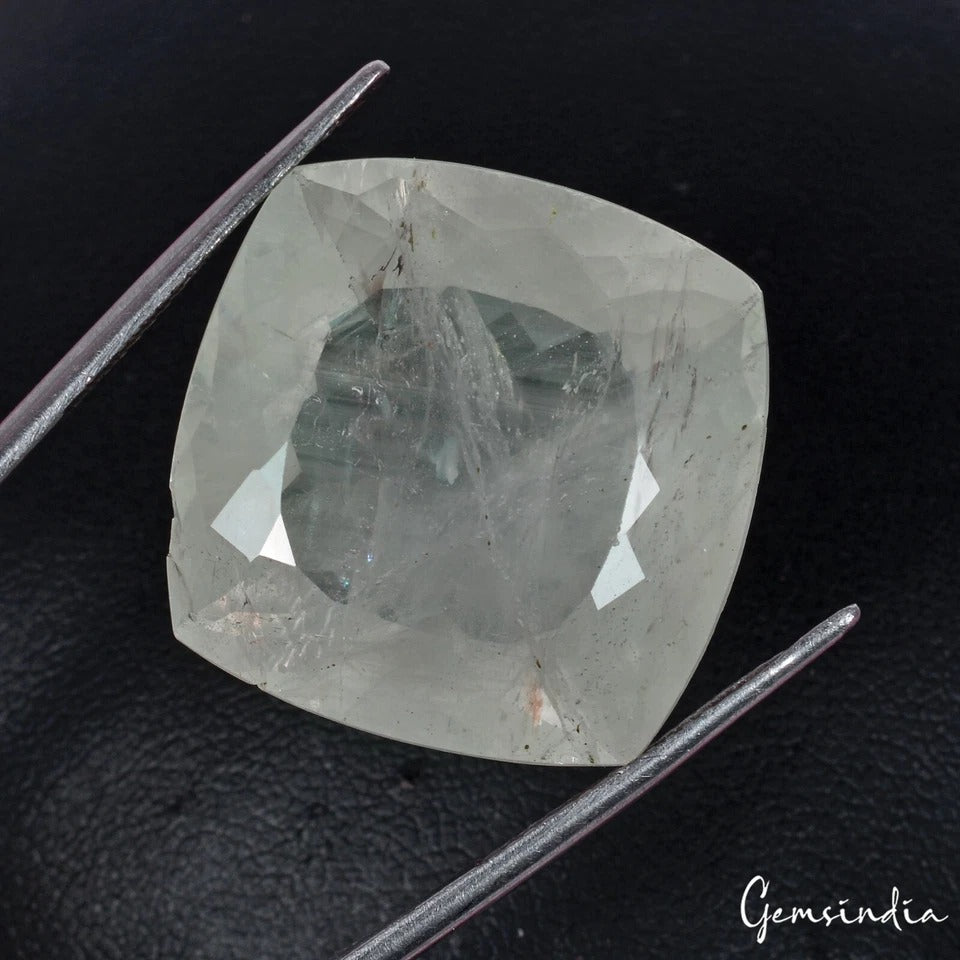 Aquamarine Loose Gemstone, Untreated — 22x22x12 mm, 38.70 Ct