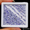 165 Pcs Natural Tanzanite Sparkling Finest Quality Lot 4x3mm Loose Gemstones
