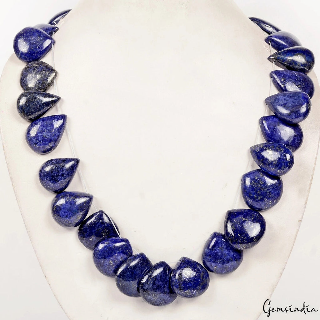 Lapis Lazuli Beaded Strand, Blue — 22mm to 28mm, 900 Ct, Afghanistan