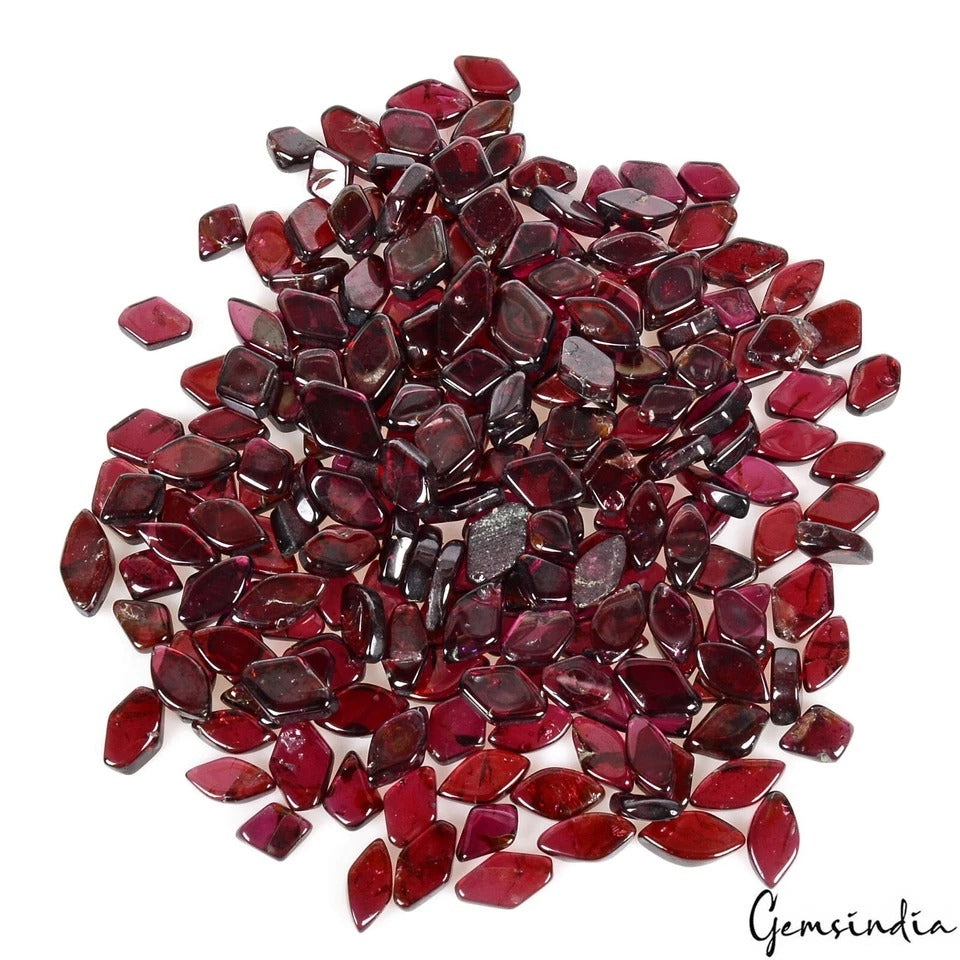 320 Ct Natural Rhodolite Garnet Mini Chips Polished Wholesale Gems Lot 219 Pcs