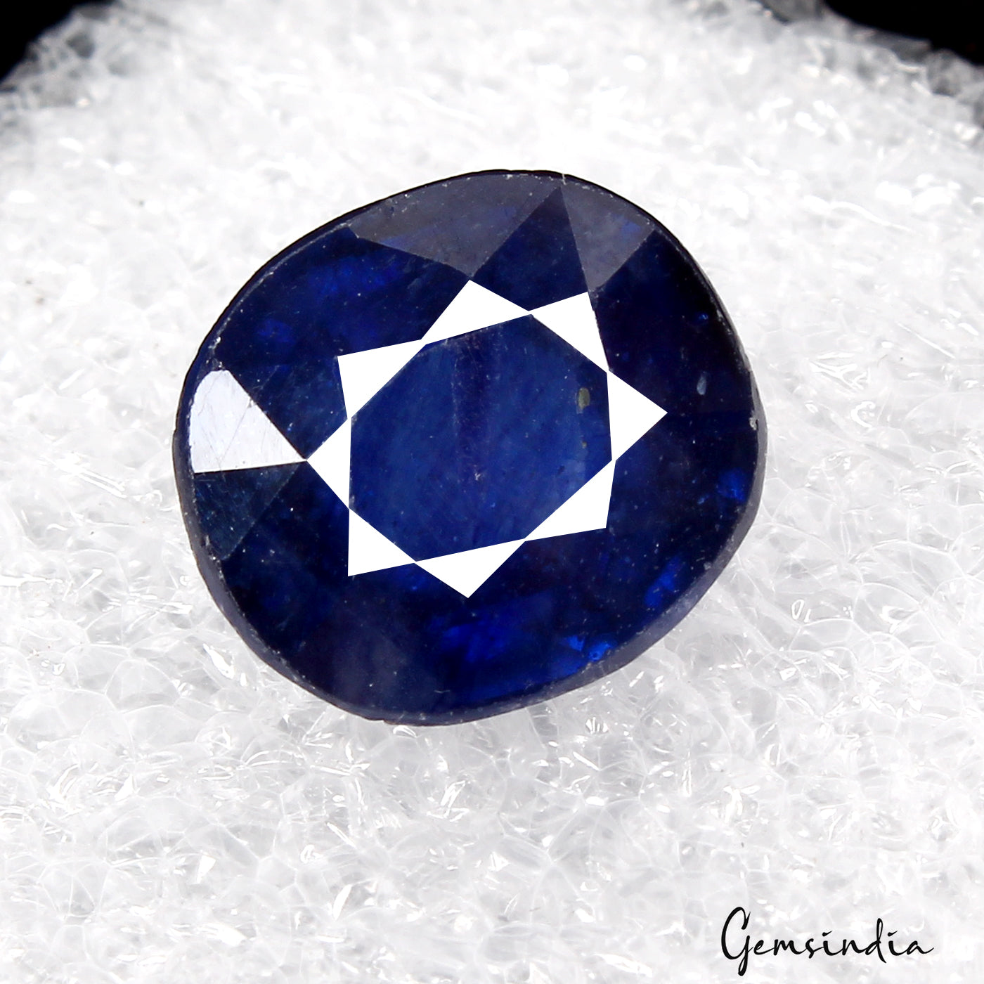 7.50 Cts Natural Ceylon Royal Blue Sapphire Cushion Cut Precious Gem For Ring