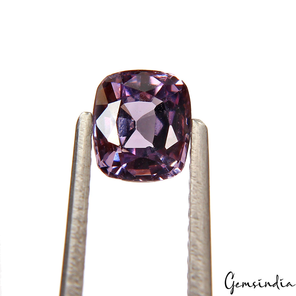 0.60 Ct. 6x5mm Natural Purple Spinel Cushion Cut- Unheated Ceylon Loose Gemstone