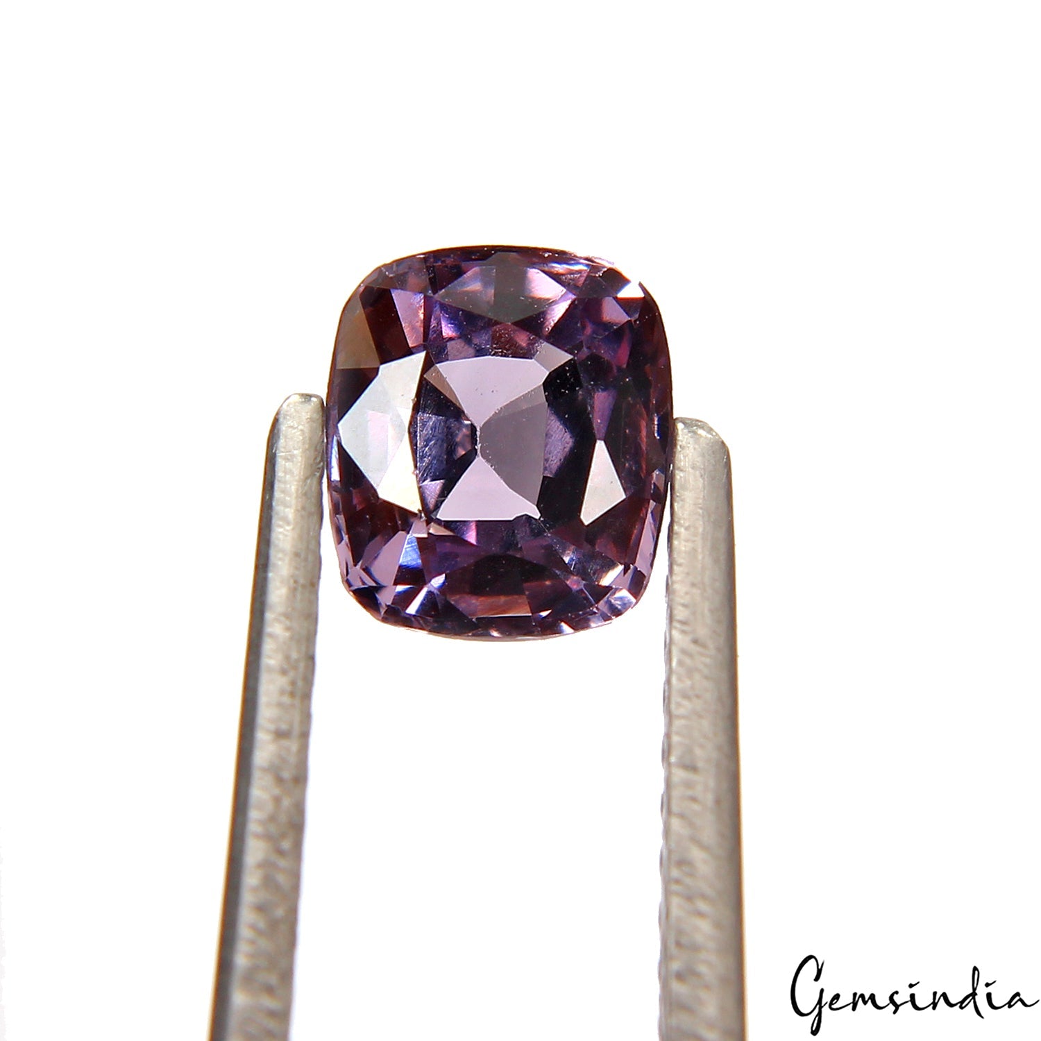 0.60 Ct. 6x5mm Natural Purple Spinel Cushion Cut- Unheated Ceylon Loose Gemstone