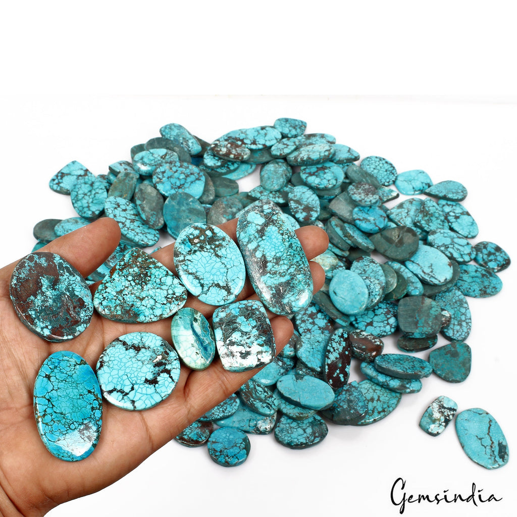AA Top Natural Turquoise Cabochon Mix Shape 2.5 Kilo Wholesale Gemstone 200 Pcs