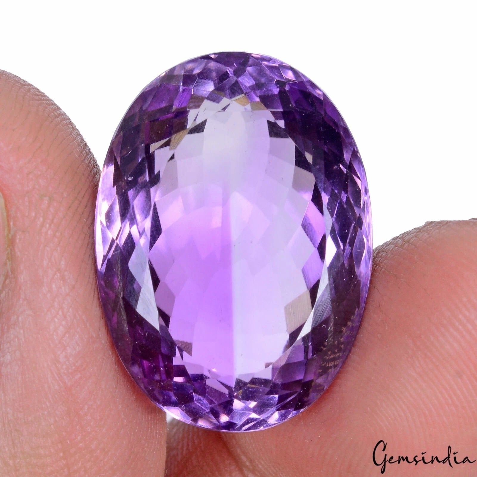Amethyst Loose Gemstone, Untreated — 24 x 17 x 13mm, 39.10 Ct, Brazil