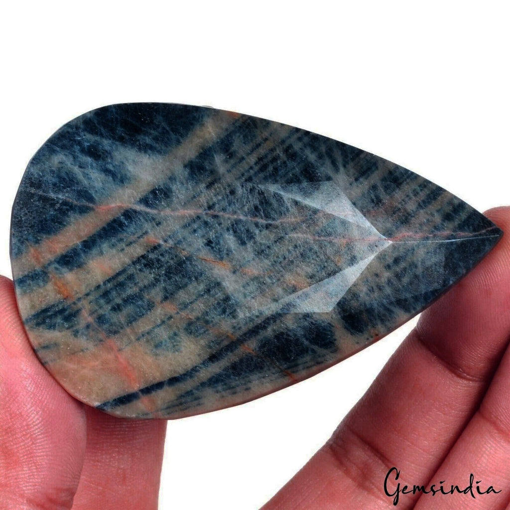 740 Ct Natural Untreated Blue Sapphire Pear Cut Faceted Earth Mined Huge Gems