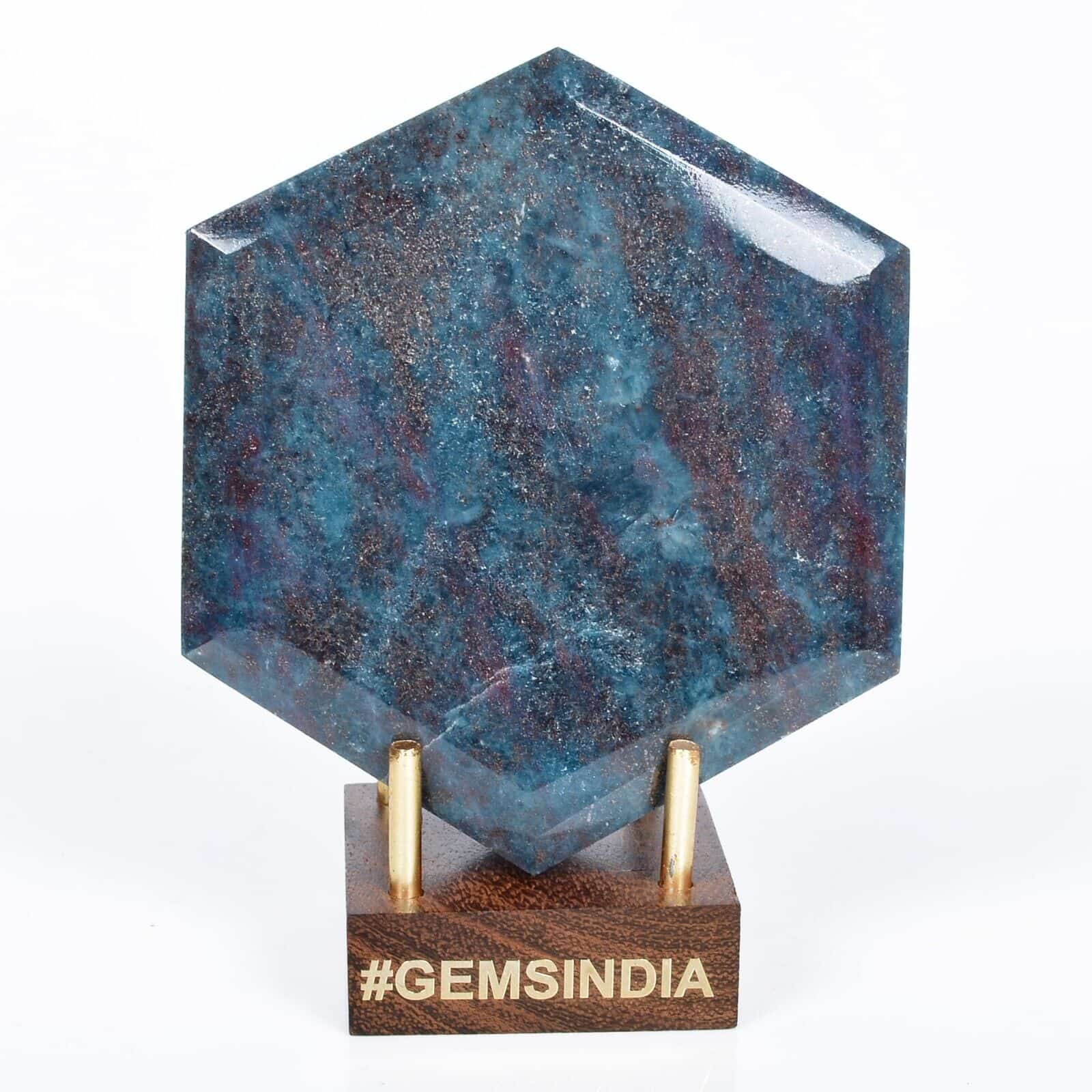 Ruby Kyanite Loose Gemstone, Untreated — 3.25x2.8x1.2 Inch, 1700 Ct (0.34 Kg), Madagascar
