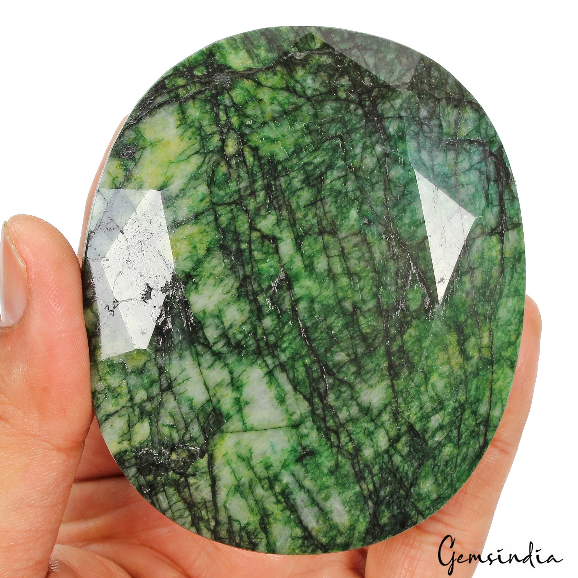1450 Cts Natural Brazilian Dark Green Emerald Oval Faceted Cut Huge Loose Gem