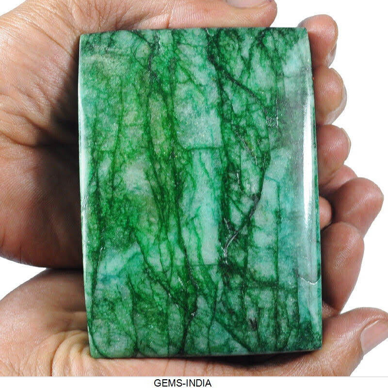 3990 Carats Natural Brazilian Green Emerald Cabochon Museum Size Huge Loose Gem